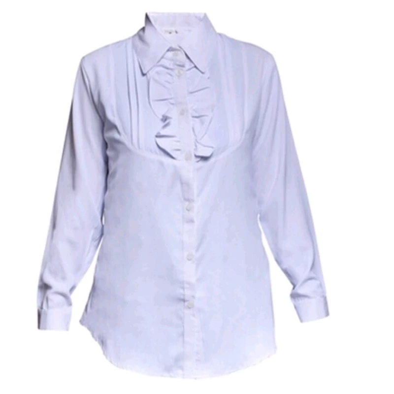 قیمت و خرید شومیز یقه مردانه جلو نیلوفری