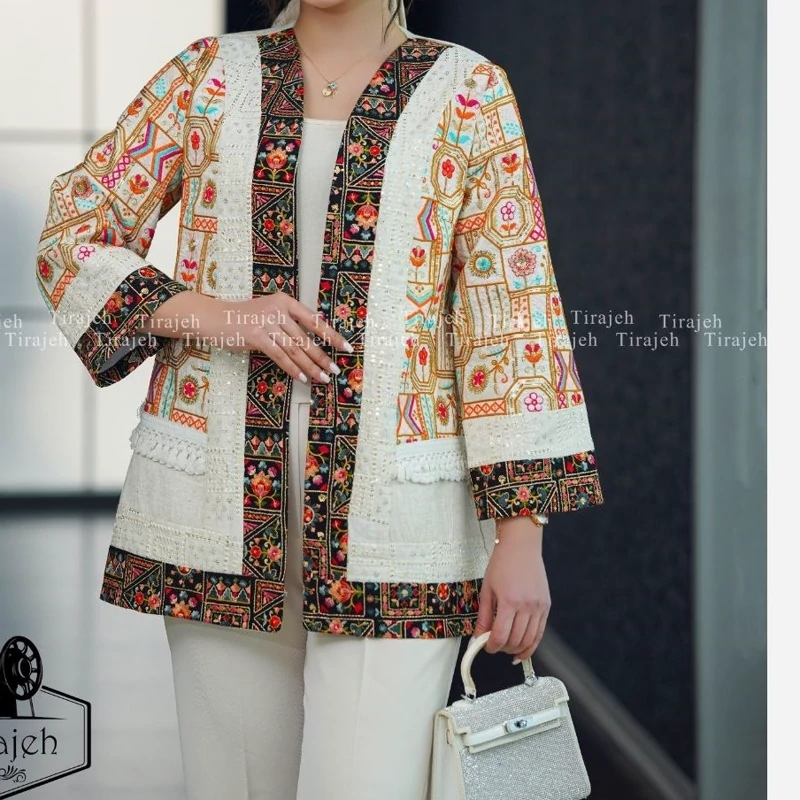 قیمت و خرید مانتو سوزن دوزی