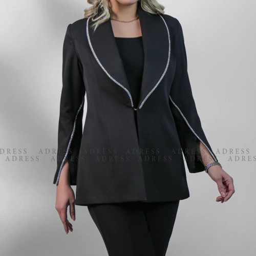 کت مغزی دوزی زنانه یقه آرشال