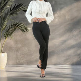 شومیز مجلسی آستین خزدار