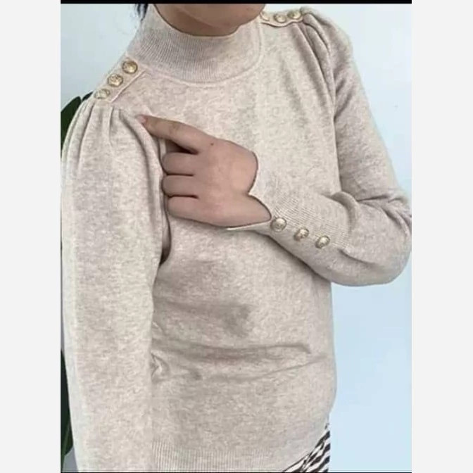 بافت زنانه یقه سه سانت