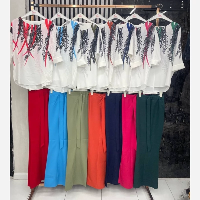 ست شومیز و شلوار بیرونی زنانه