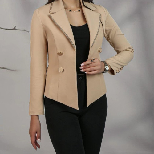 کت مجلسی یقه مغزی دوزی