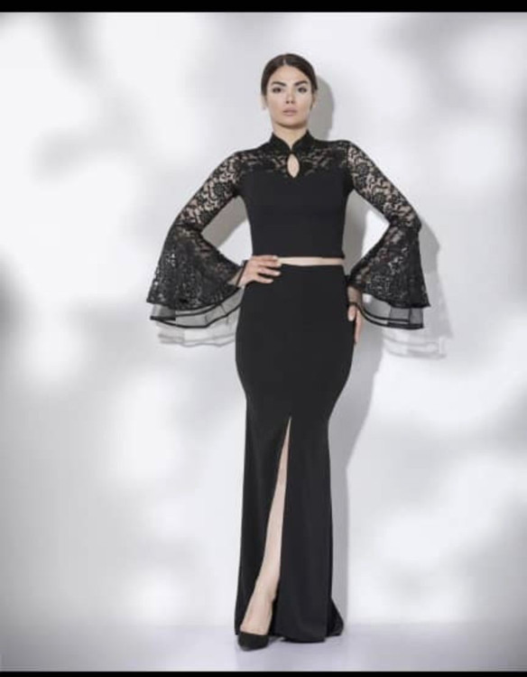 دامن زنانه دنباله دار مدل ماهی