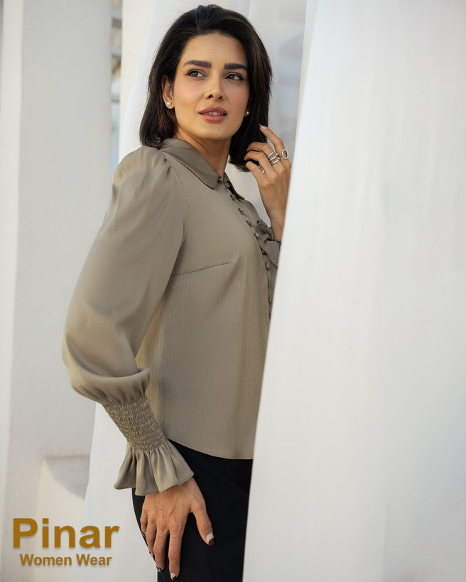 شومیز زنانه آستین عروسکی