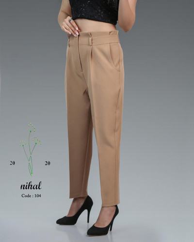 شلوار پارچه ای کمرهویجی