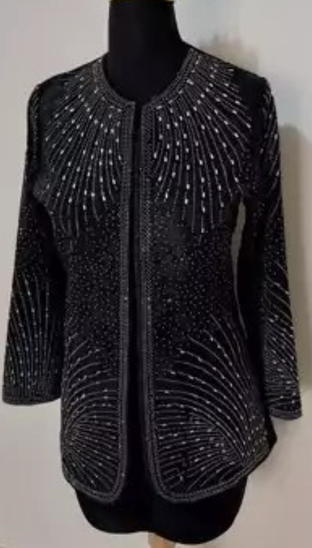 کت مجلسی زنانه نگین کارشده