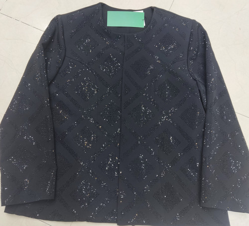 کت مجلسی زنانه نگین کاری شده