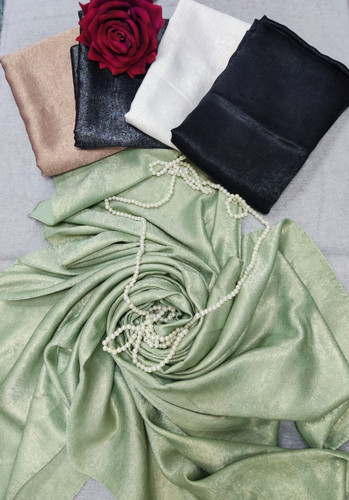 روسری مجلسی زنانه تک رنگ