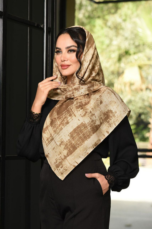 روسری طرحدار مجلسی