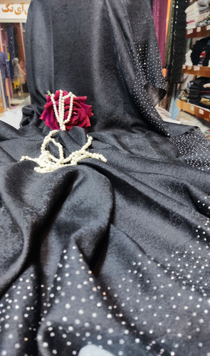 شال زنانه دور نگین کاری