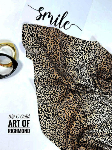 روسری پلنگی پاییزی