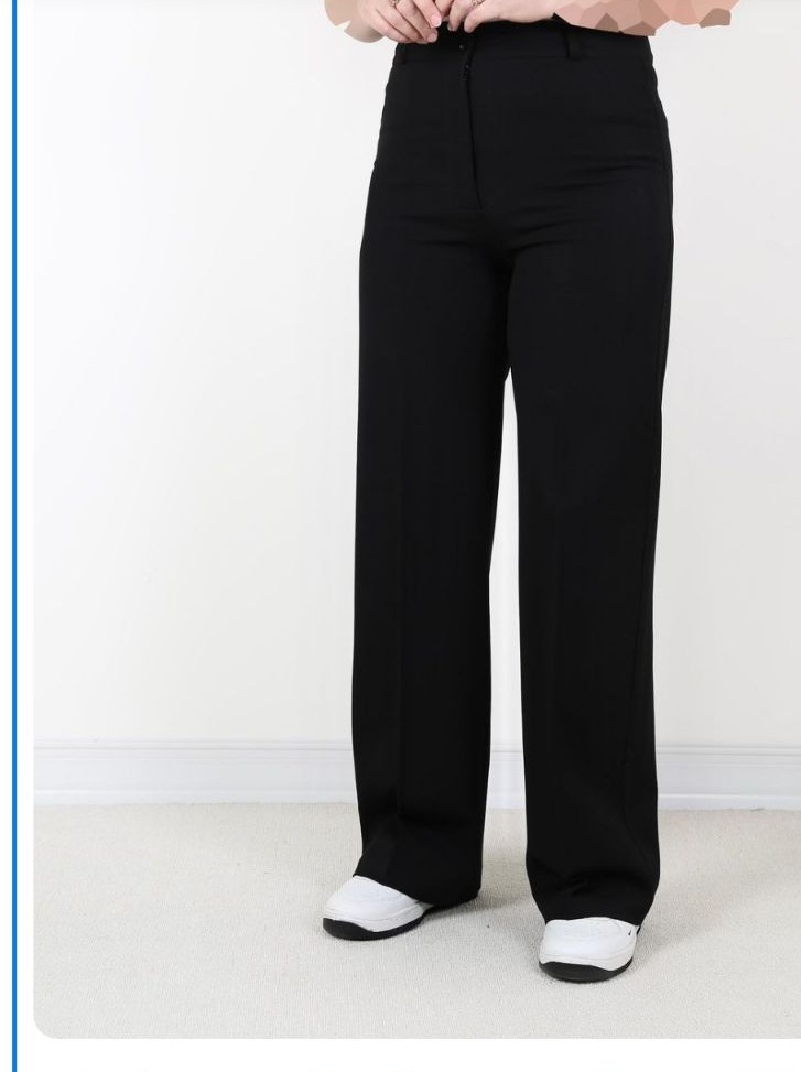 شلوار مدل نیم بگ زنانه جنس گاواردین گرم بالا