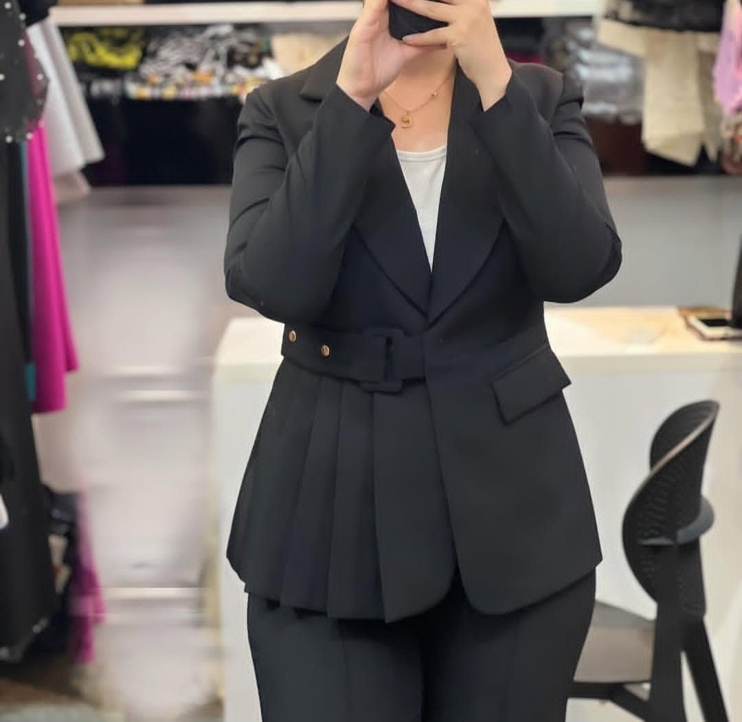 خرید کت و شلوار پیله و کمربند دار مجلسی