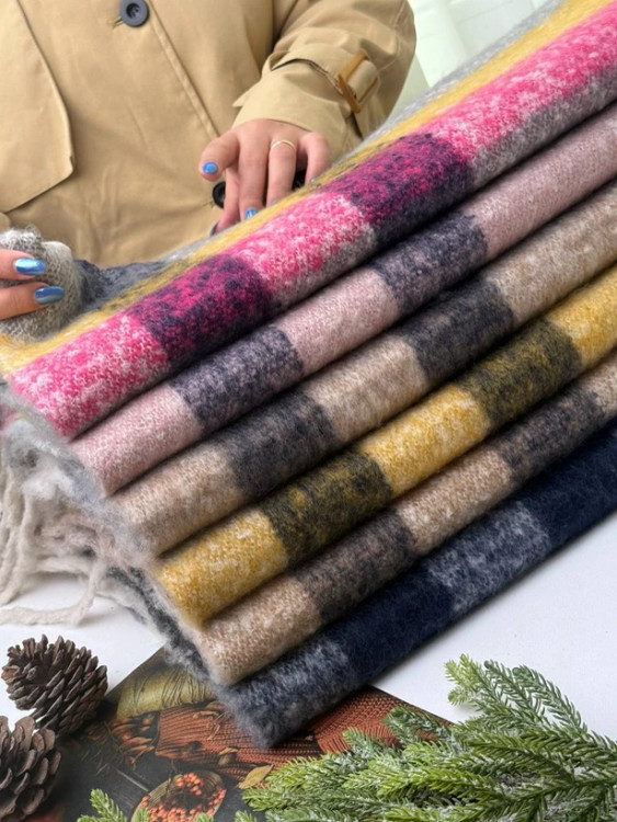 شال گرم زمستونی طرحدار