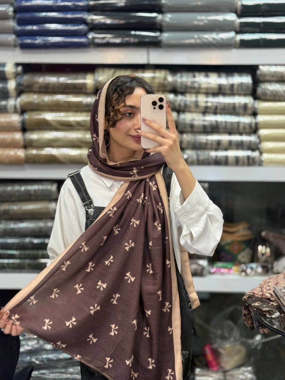 شال موهر مخمل