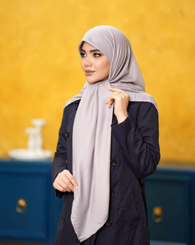 روسری تک رنگ ابریشم