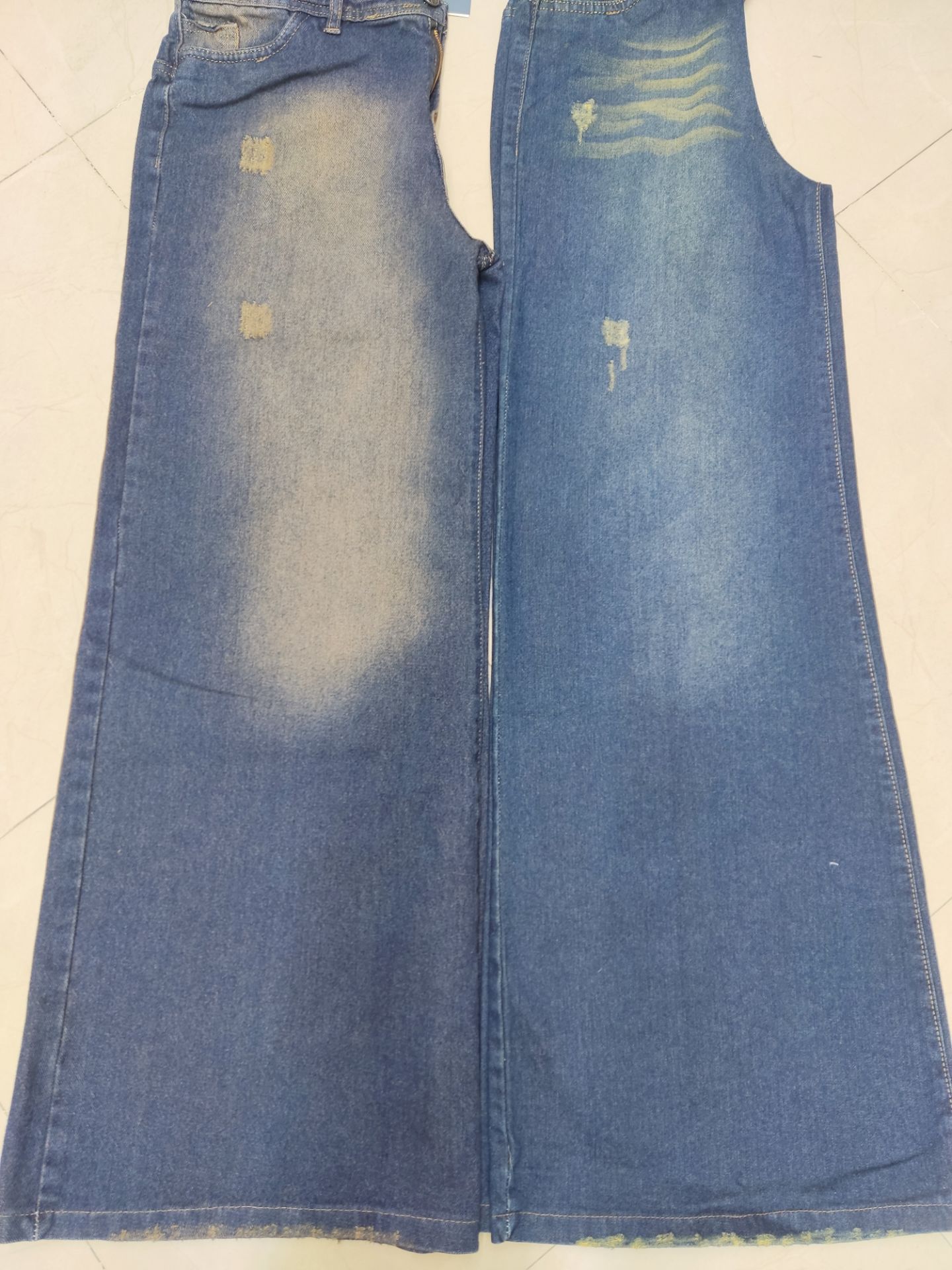 شلوار فول بگ زنانه قد 104