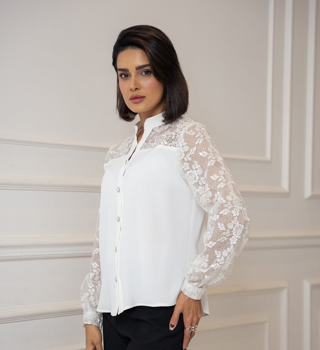 شومیز مجلسی بالاتنه گیپور