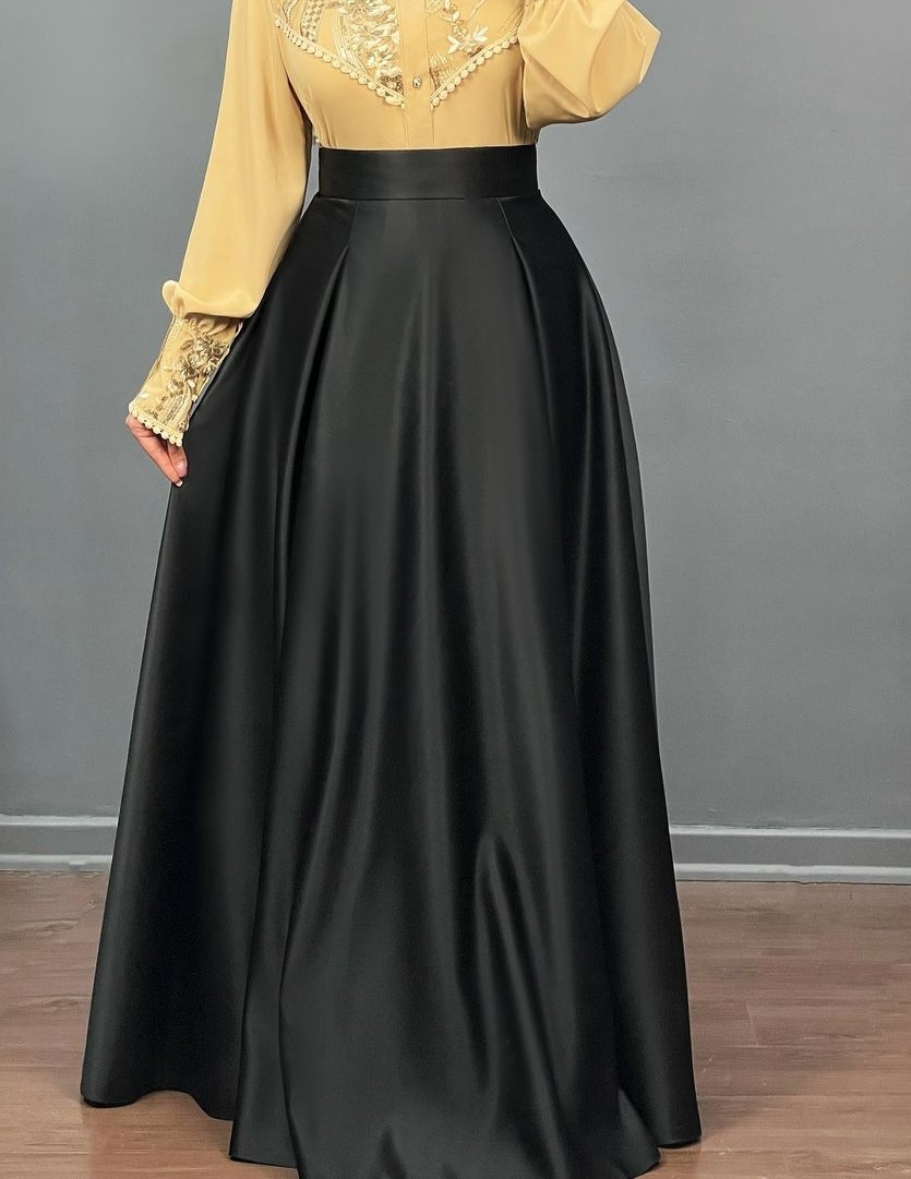 قیمت دامن ماکسی بلند ساتن