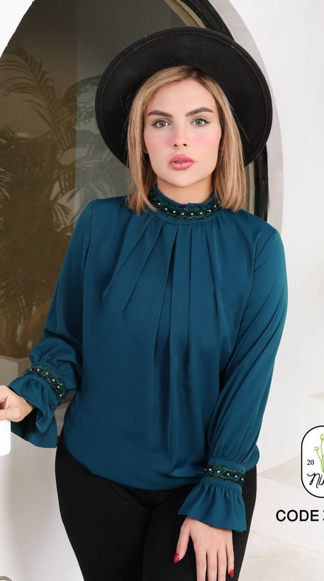 قیمت شومیز مجلسی جلو پیله دار