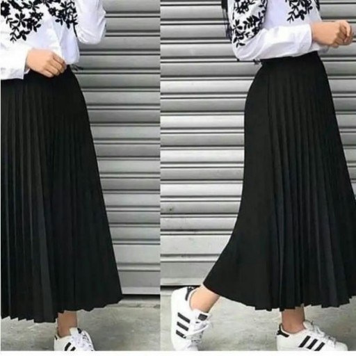 قیمت دامن زنانه پلیسه مازراتی قد 95 سانتی متر