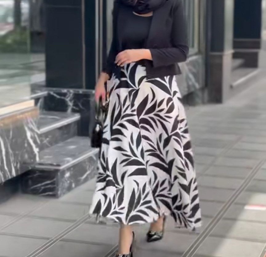 قیمت دامن کلوش زنانه طرحدار