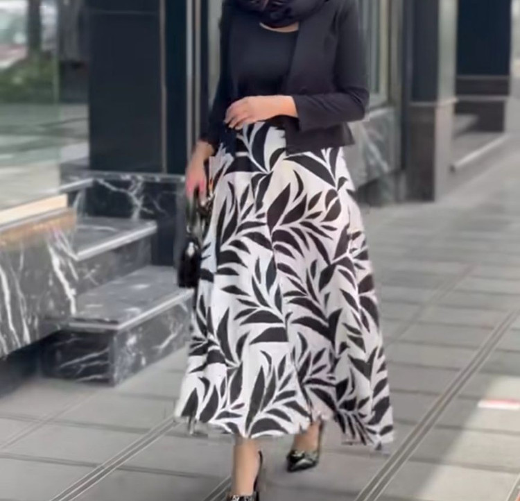 قیمت دامن کلوش زنانه طرحدار