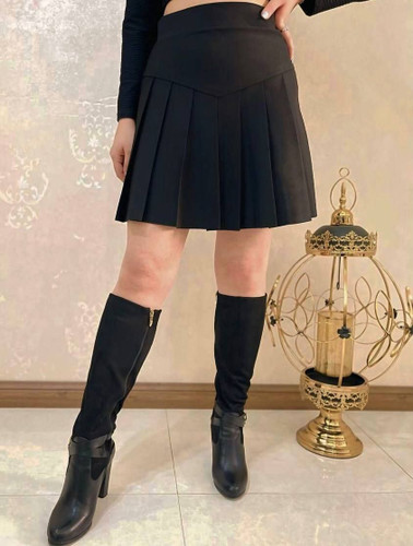 خرید دامن پلیسه زنانه قد 50