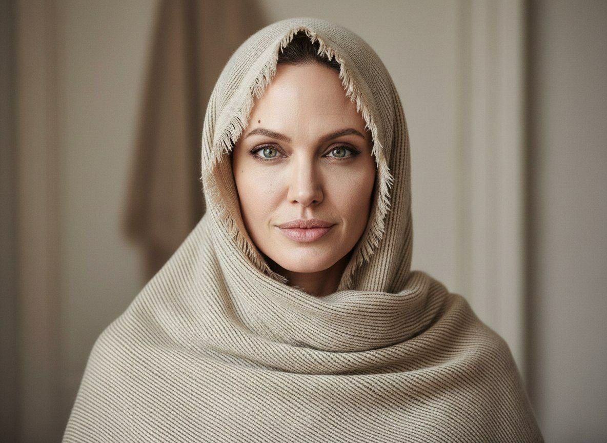 شال مجلسی کنفی ریش دار