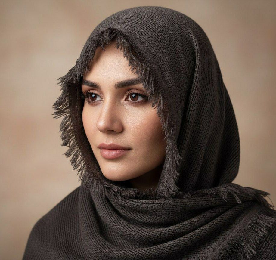 خرید شال کنفی چهارطرف ریش وارداتی