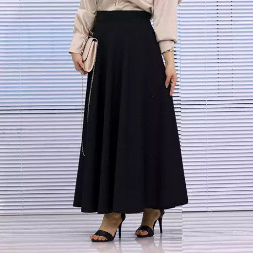 خرید دامن زنانه مدل کلوش کمربنددار