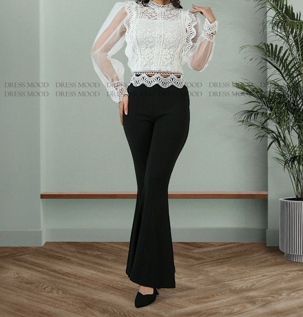 شومیز مجلسی زنانه یقه ایستاده