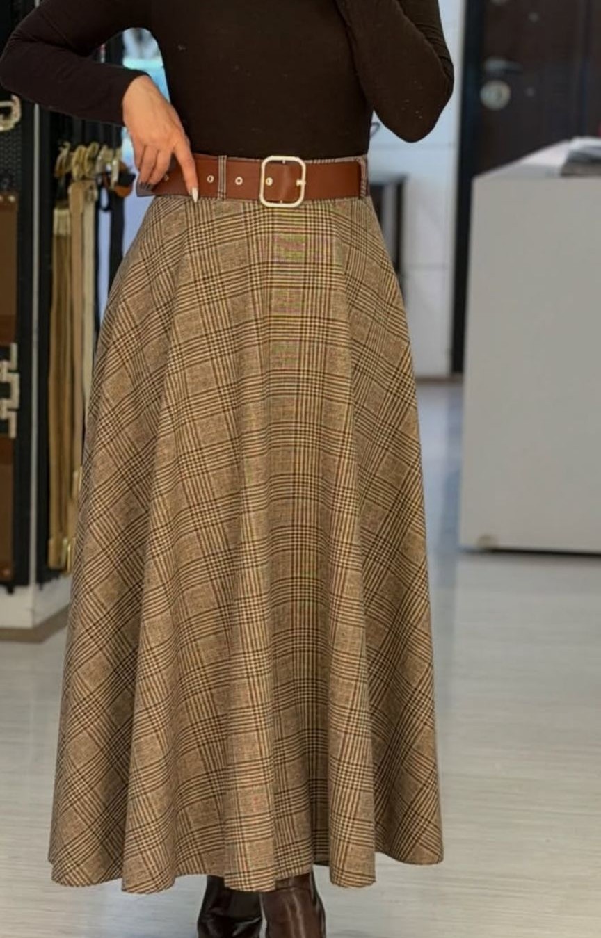 دامن بلند زنانه جنس موهر