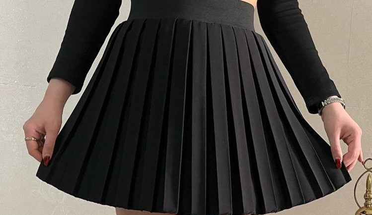 دامن دخترانه بالای زانو قد 50