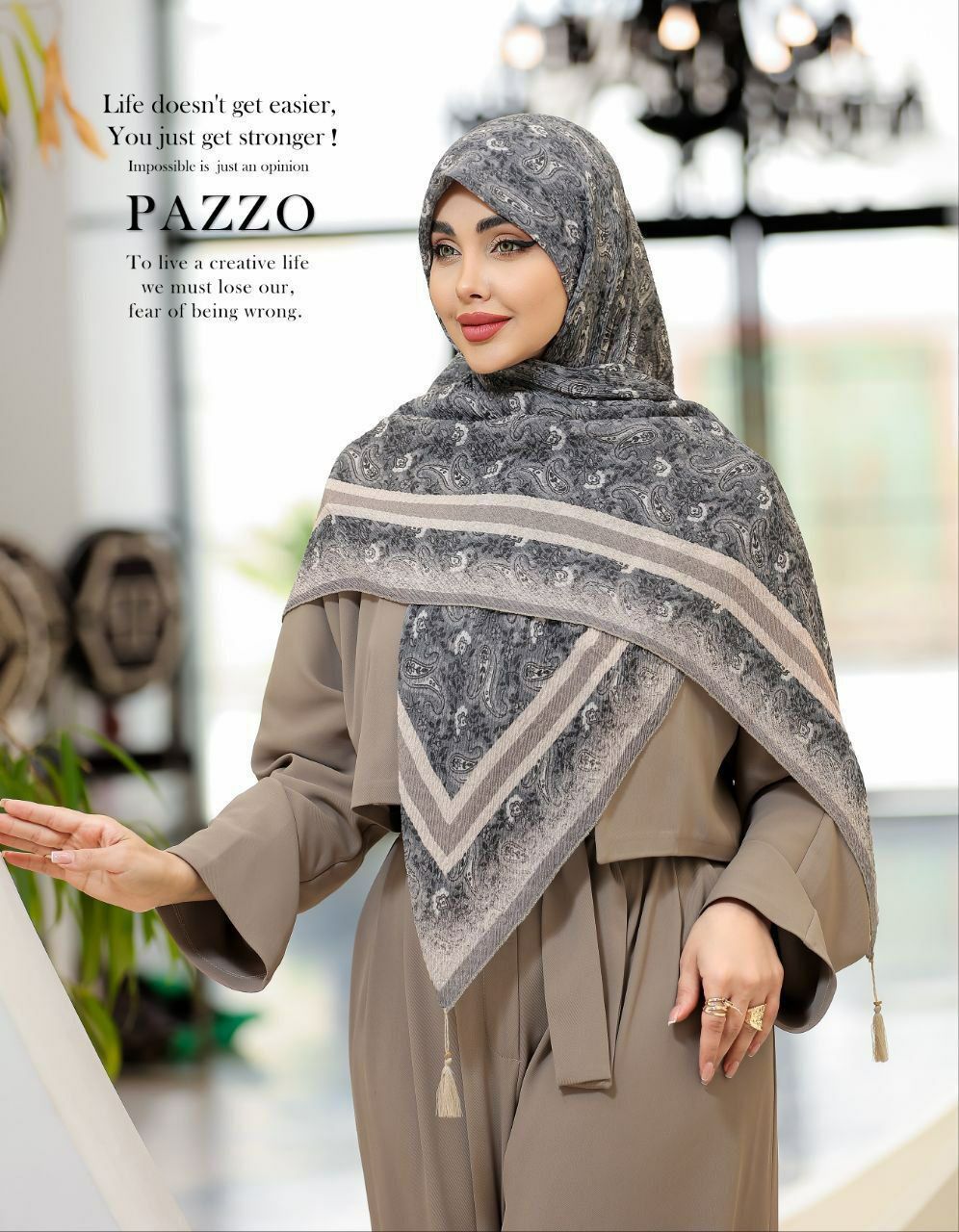 قیمت و خرید روسری زنانه طرح ترمه