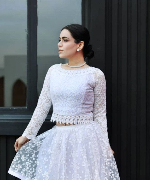 شومیز مجلسی گیپور جذب حاشیه دار