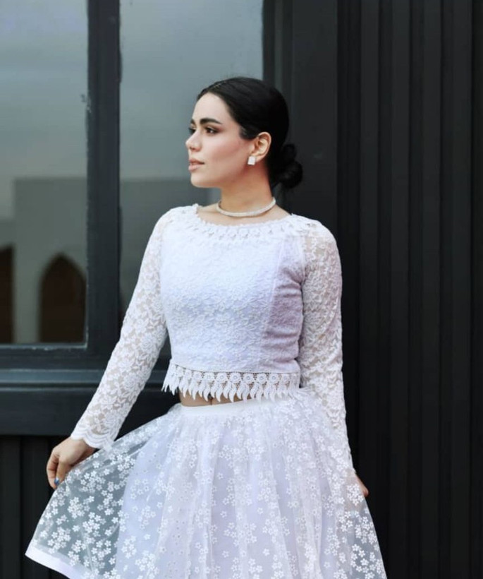 شومیز مجلسی گیپور جذب حاشیه دار