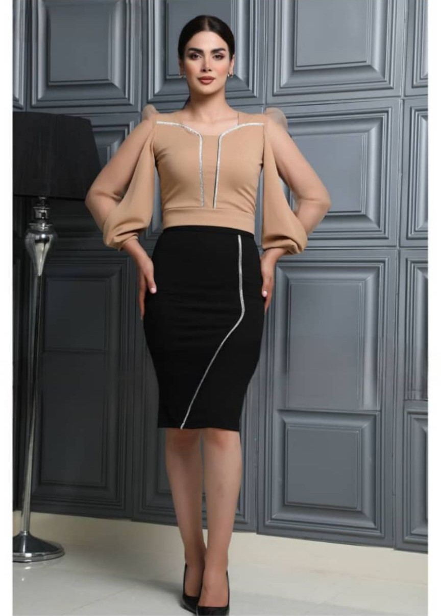 قیمت و خرید دامن راسته مغزی دوزی