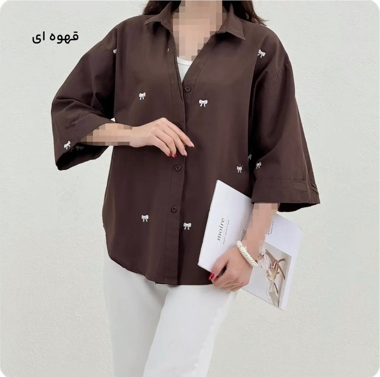 شومیز باکسی گلدوزی