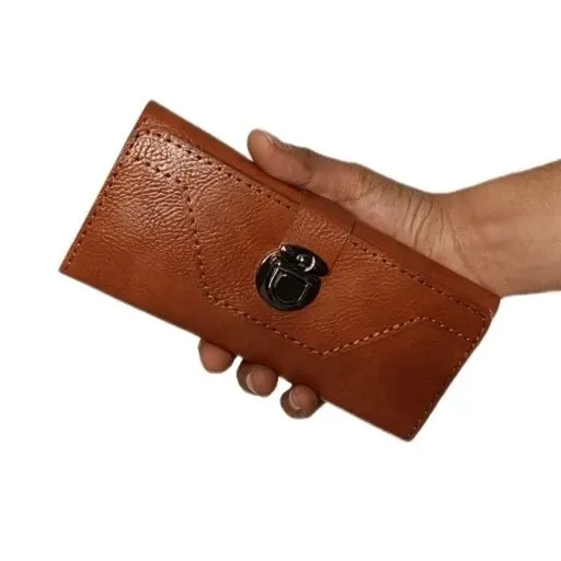 ست کفش طبی زنانه و کیف پول چرمی سه لت