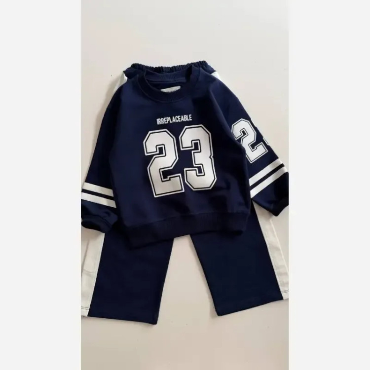 ست بلوز شلوار دورس اسپرت طرح 23 با شلوار بگ سایز 40 تا 55
