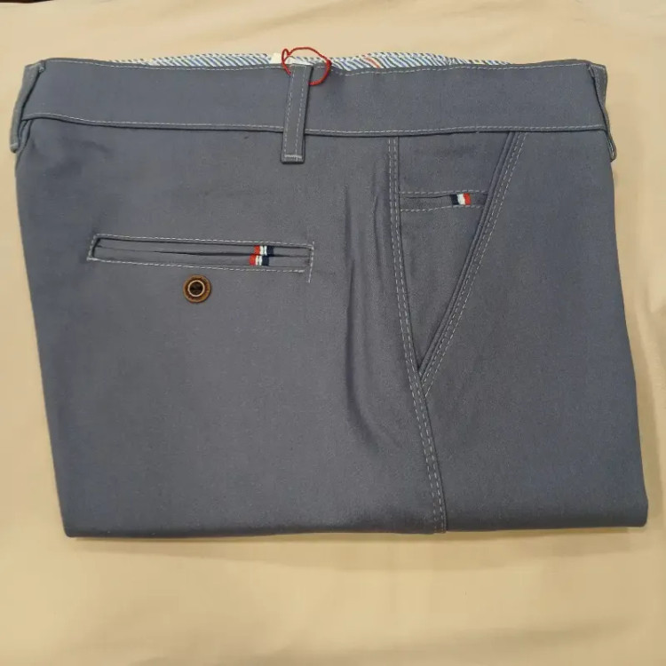 شلوار کتان مردانه کلاسیک نیم کشی فاق متوسط سایز 42 تا 58 رنگی